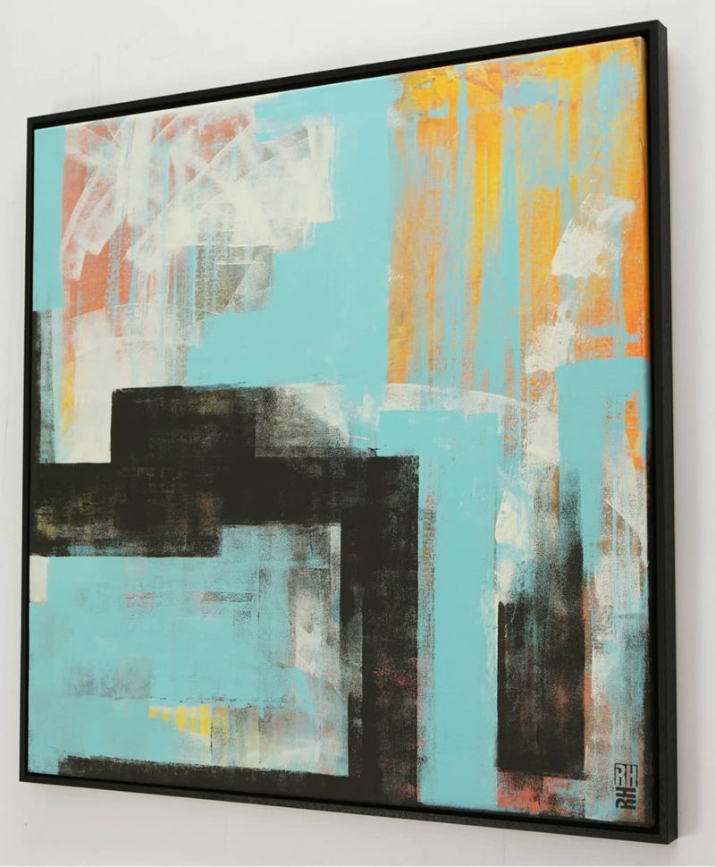 Abstracted City in Blue - Image 4