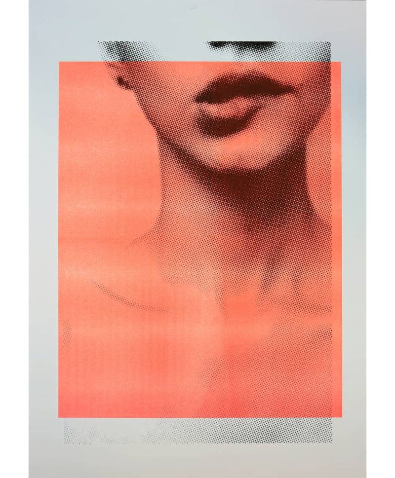 Biting Lip Orange RISO - Image 2