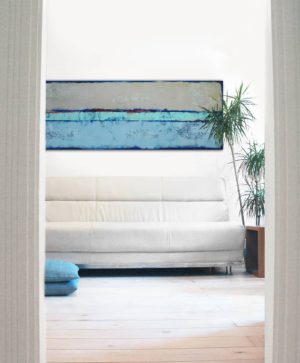 Blue Lined Landscape L
