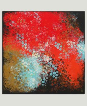 Boiling Bubbles Red & Blue