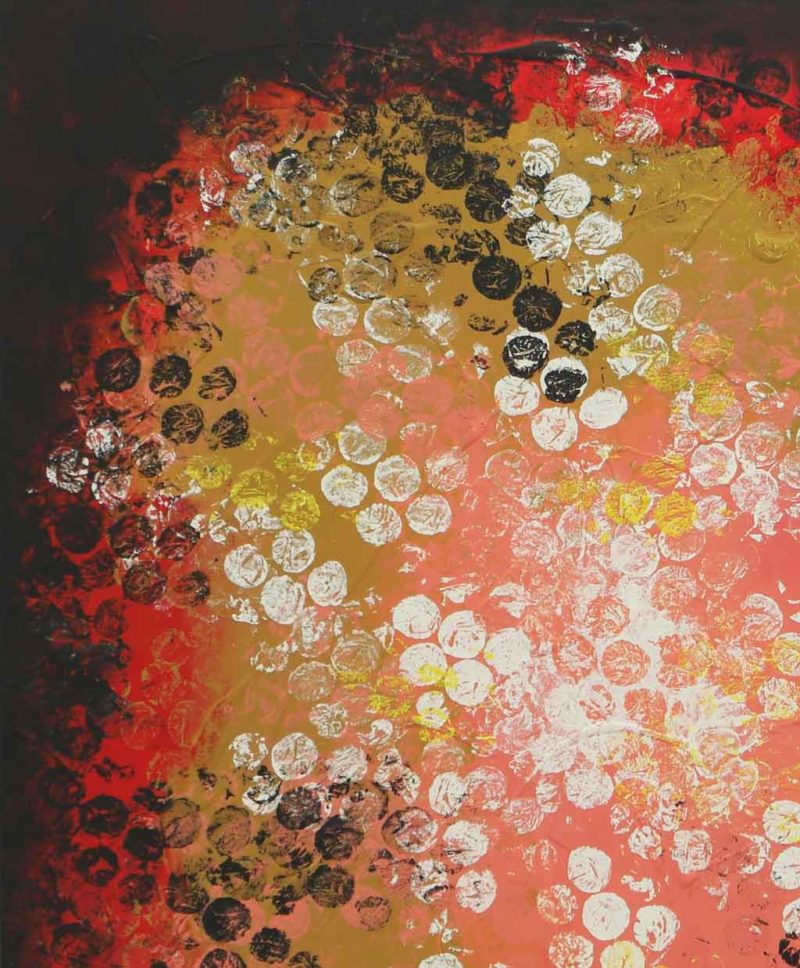 Boiling Bubbles Red Square - Image 5