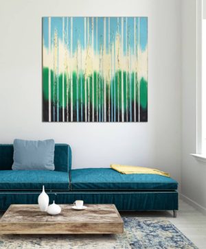Bright Blue Lines M