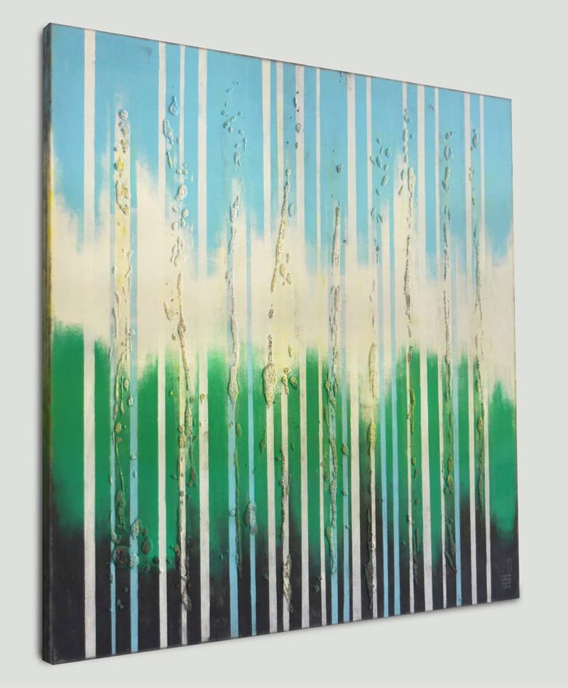 Bright Blue Lines M - Image 3