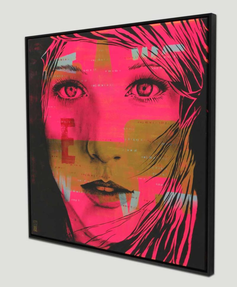 Canvas Print French Girl - Image 4