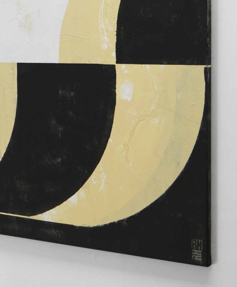 Circle in Circle Black Square - Image 6