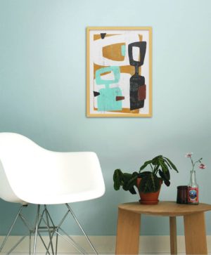 Family Portrait Camel Black Mint