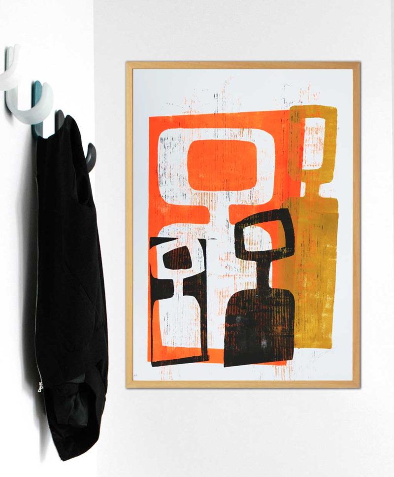 Family Portrait Orange Neon - Image 3