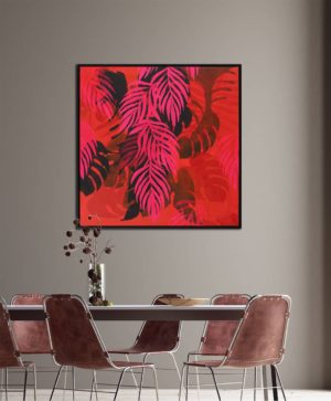 Forest in Red & Pink