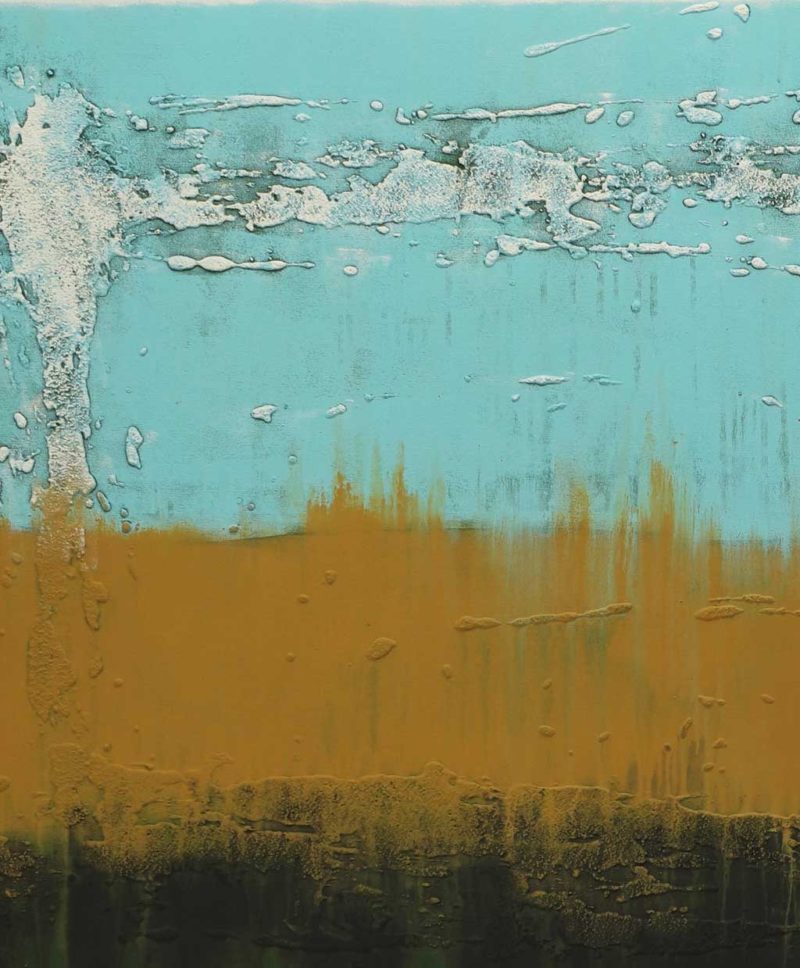 Landscape in Camel & Turquoise XL - Image 5