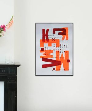 Neon Typography Orange 1