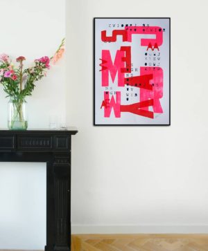 Neon Typography Pink 1