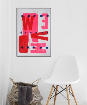 Neon Typography Pink 3