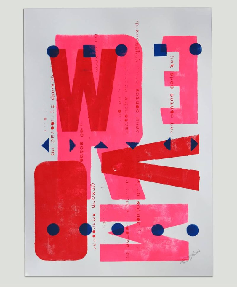 Neon Typography Pink 3 - Image 2