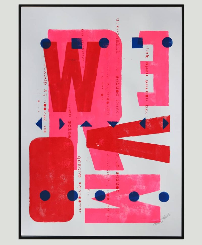 Neon Typography Pink 3 - Image 3