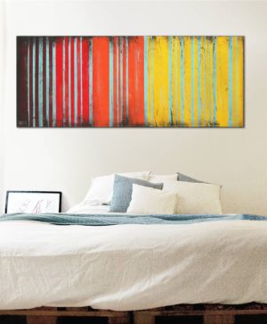 Orange Lined Landscape