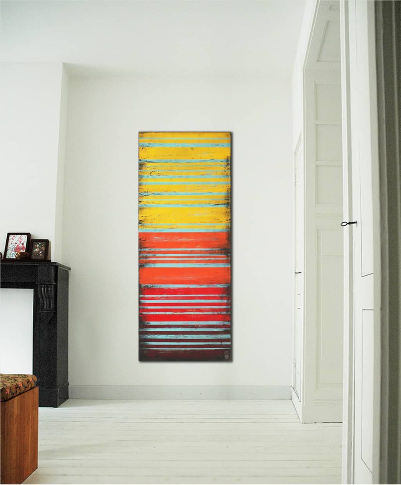 Orange Lined Landscape - Image 2