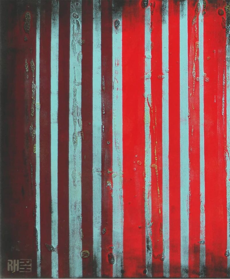 Orange Lined Landscape - Image 6