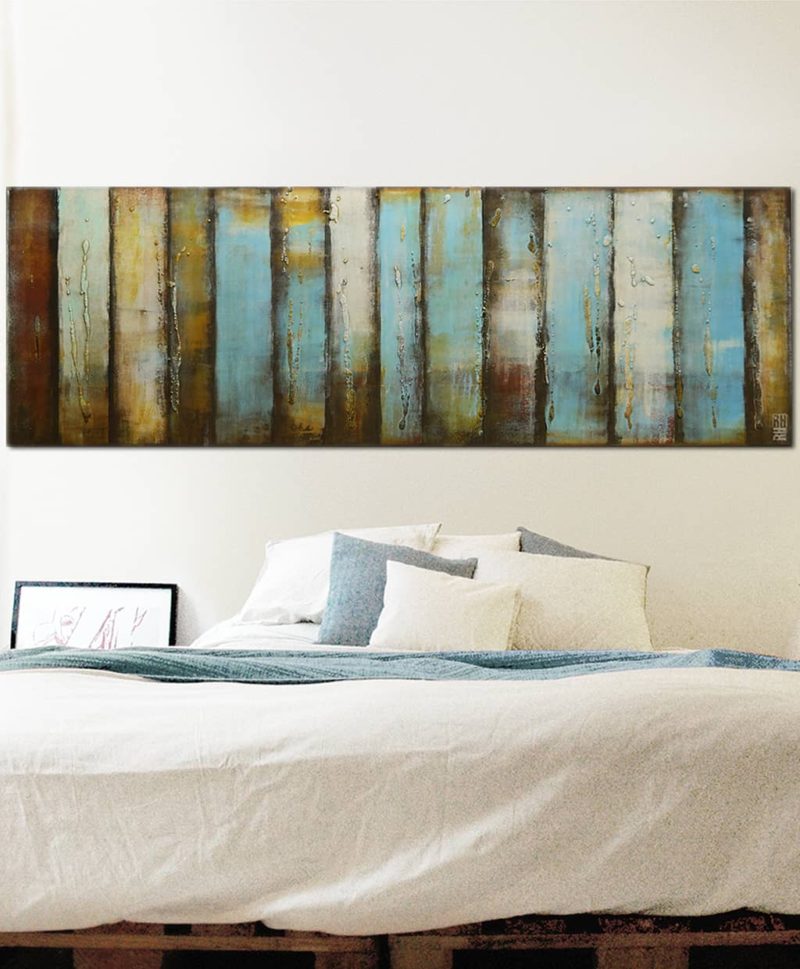 Panels Blue & Brown