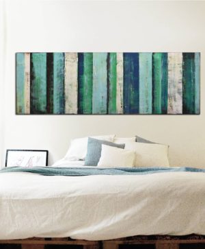 Panels Blue Sea Green