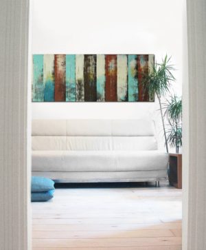 Panels Rusty Turquoise