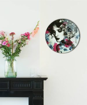 Perfect Pattern Wall Plate Closed Eyes