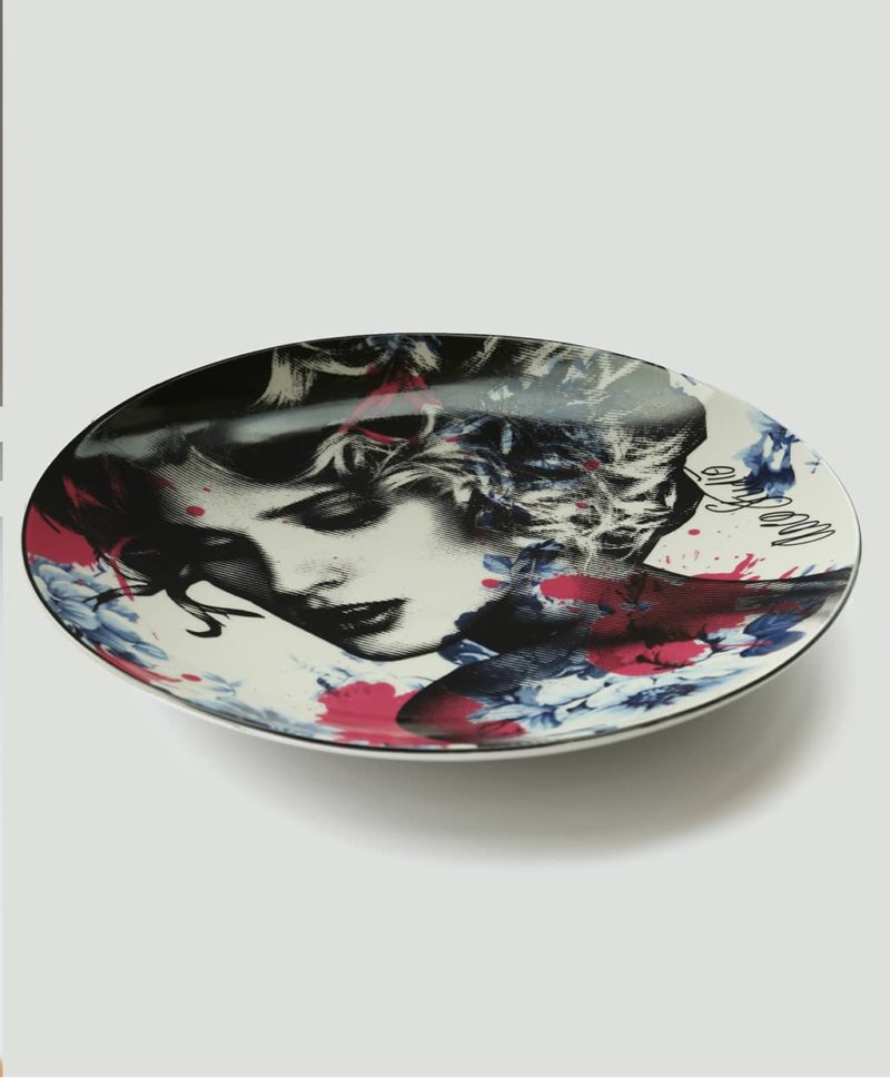 Perfect Pattern Wall Plate Closed Eyes - Image 3