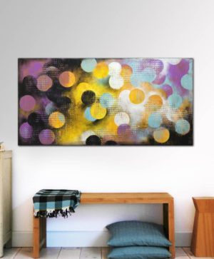 Purple Yellow Circles