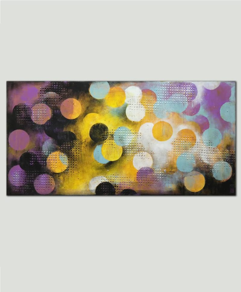 Purple Yellow Circles - Image 3