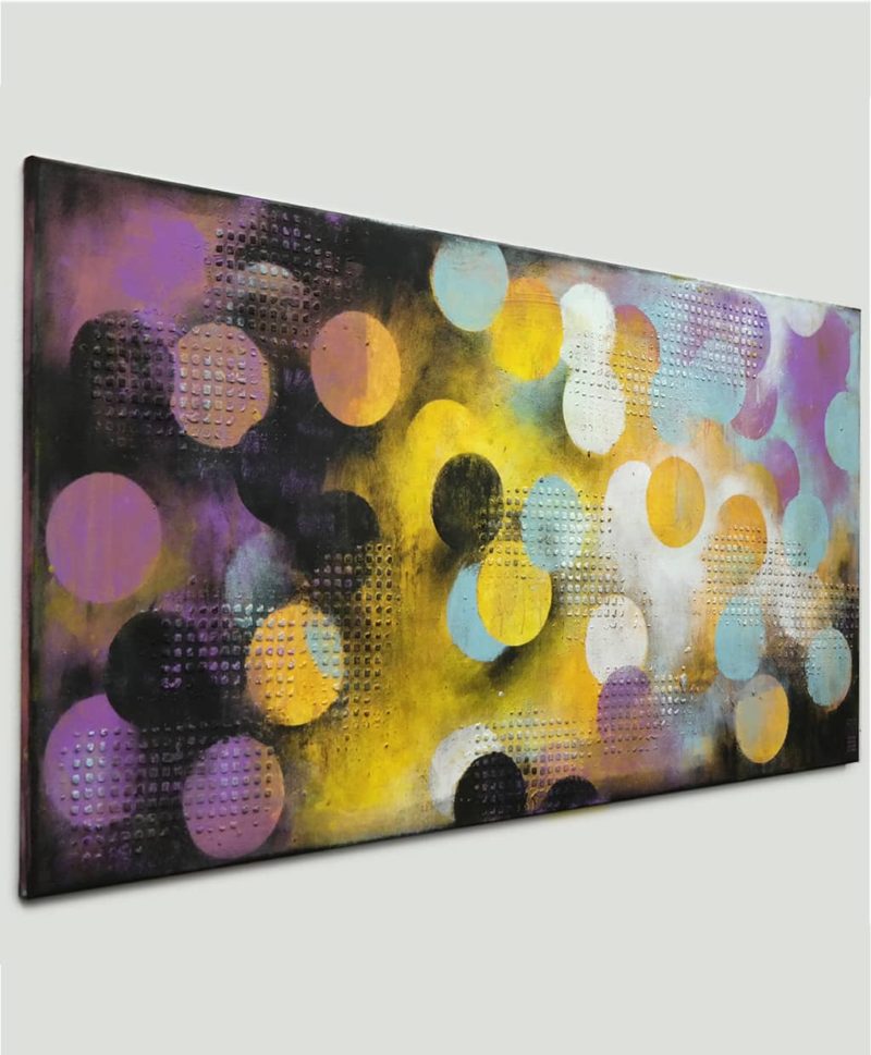 Purple Yellow Circles - Image 4