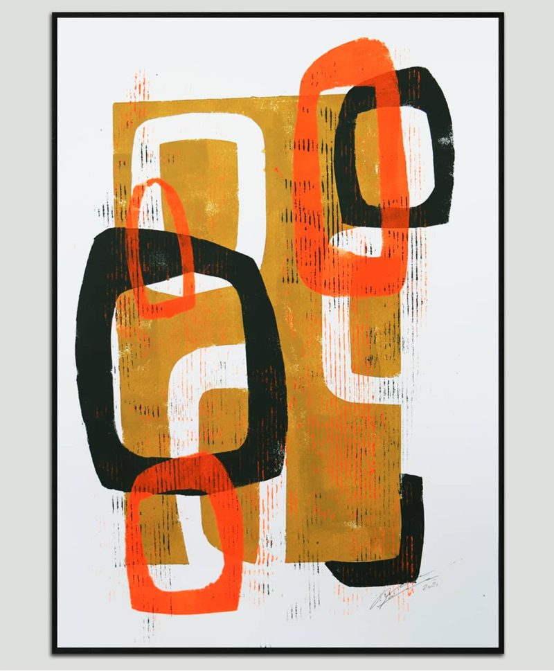 Round and Round Orange Camel - Image 3