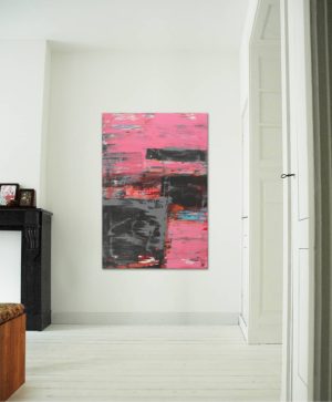 Static Pink & Grey