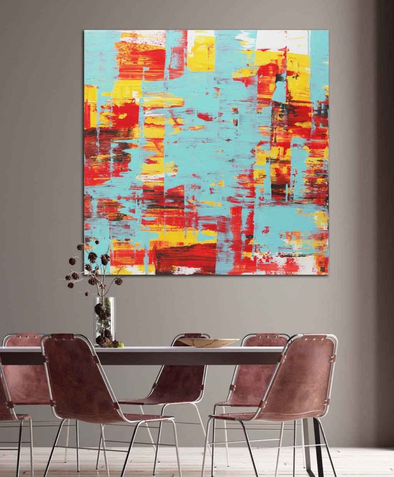 Static Red & Turquoise XL - Image 2