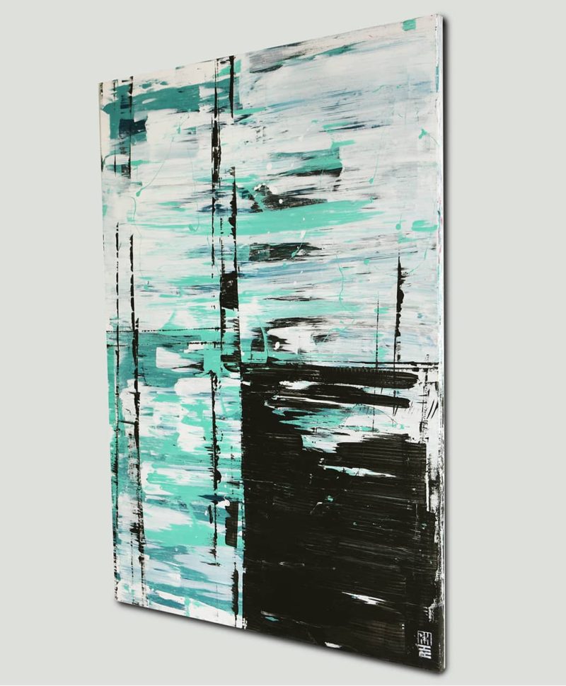 Static Turquoise & White - Image 4
