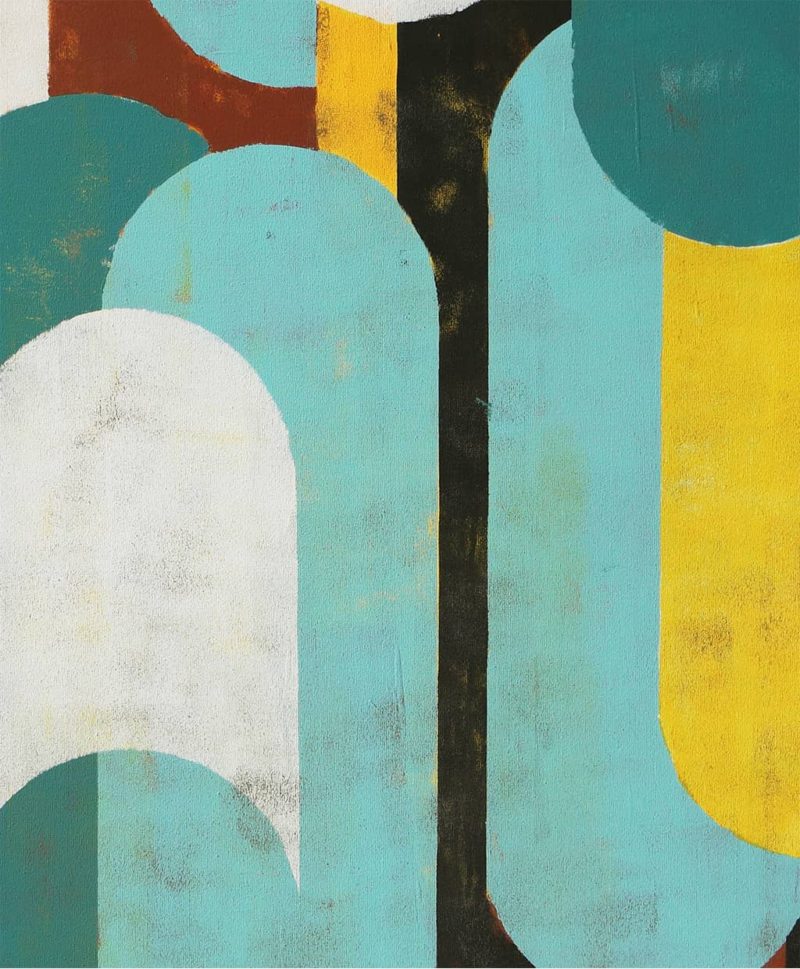 Traffic Rusty Yellow & Turquoise - Image 5