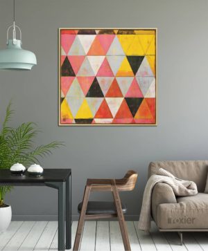 Traffic Triangle Pink