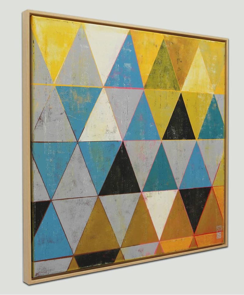Traffic Triangle Yellow & Camel - Image 4