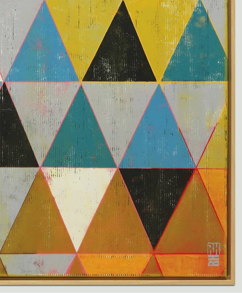 Traffic Triangle Yellow & Camel - Image 5