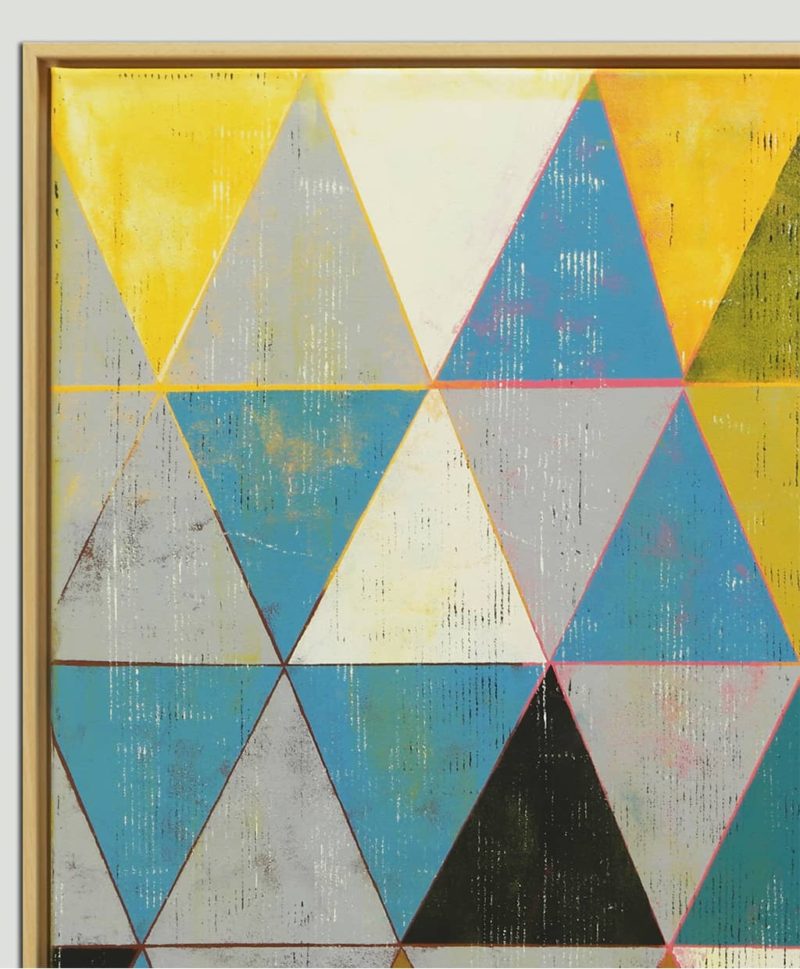 Traffic Triangle Yellow & Camel - Image 6