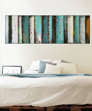 Turquoise Panels Dark