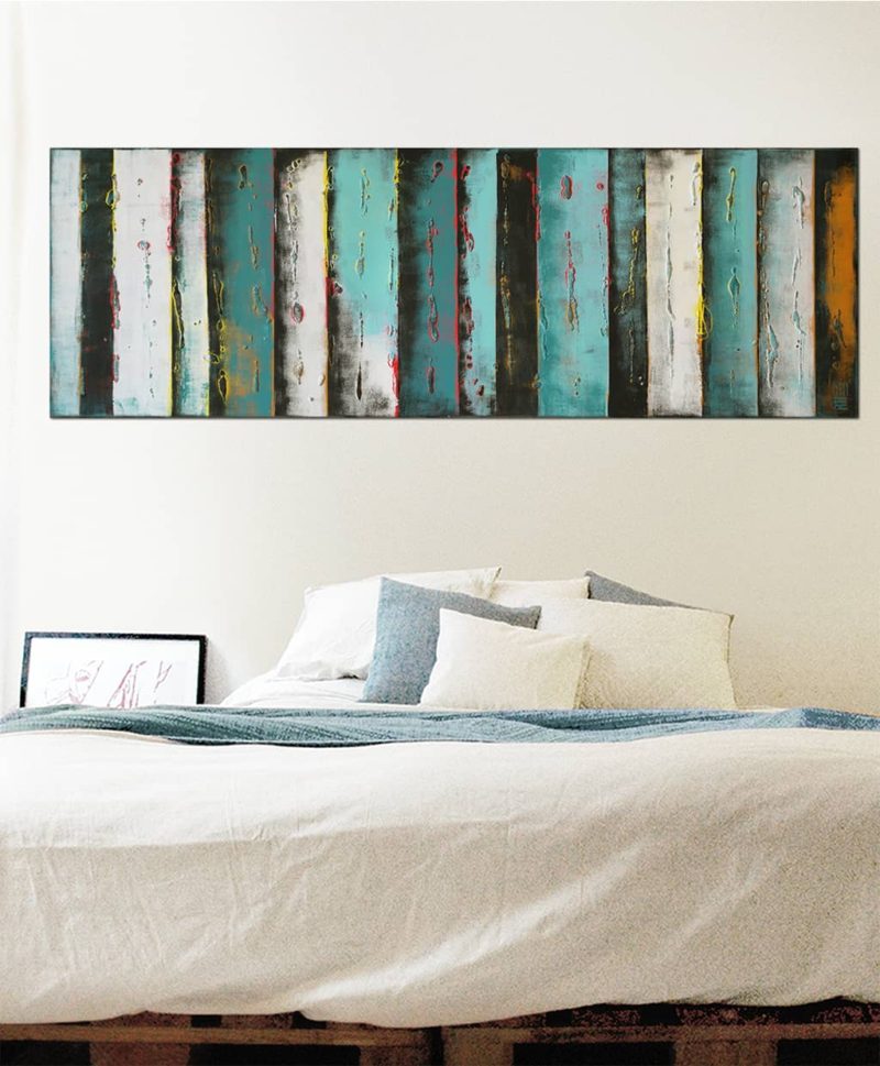 Turquoise Panels Dark
