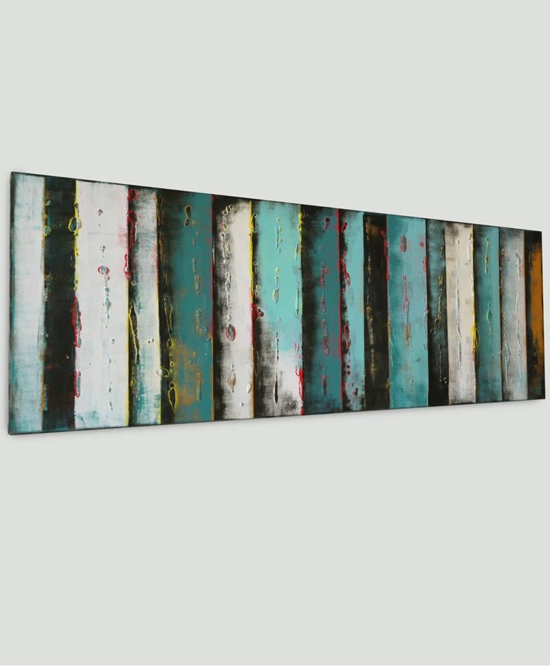 Turquoise Panels Dark - Image 3