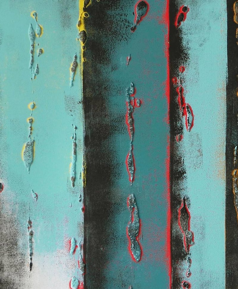 Turquoise Panels Dark - Image 5