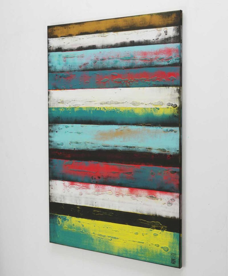 Turquoise Panels Vertical - Image 4