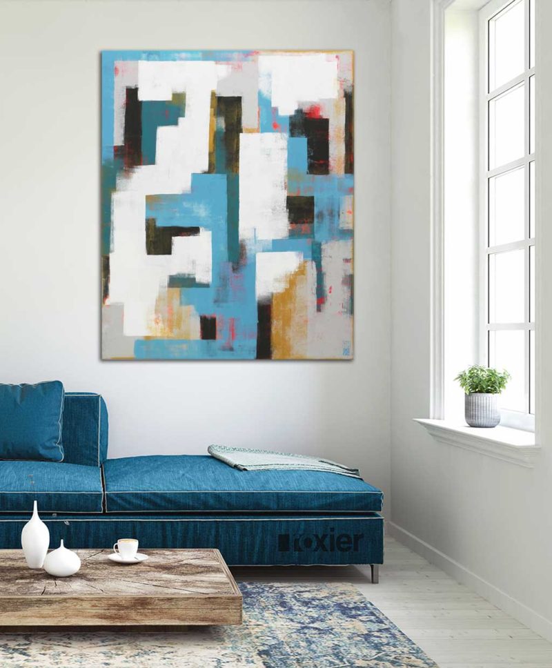 Untitled in Blue & Grey - Image 2