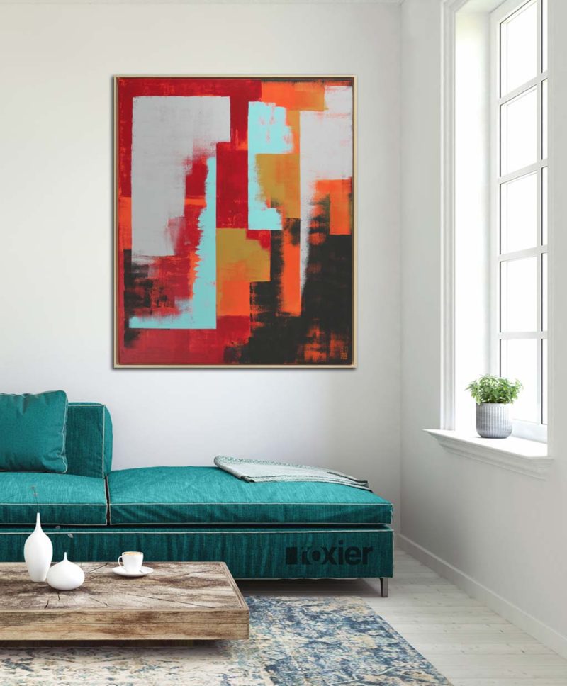 Untitled Orange & Red - Image 2