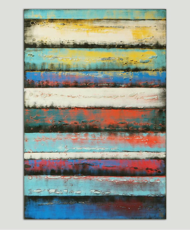 Vertical Panels Blue - Image 2