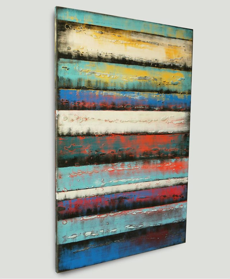 Vertical Panels Blue - Image 3