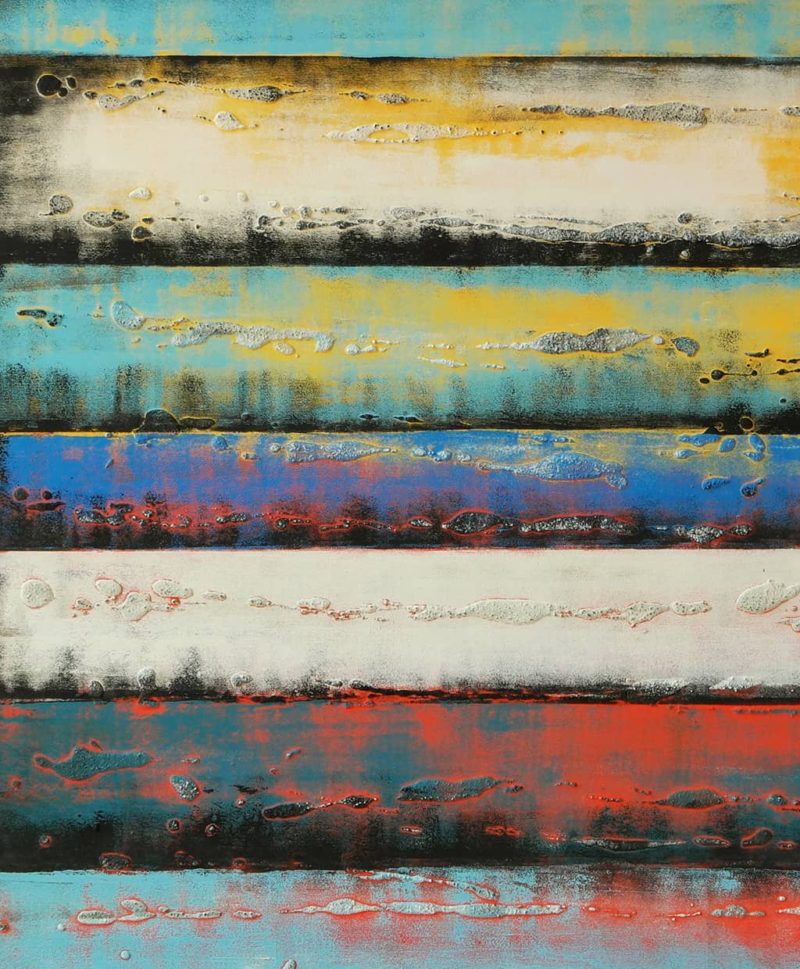 Vertical Panels Blue - Image 5