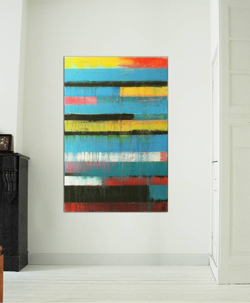 Vertical Panels Color on Color
