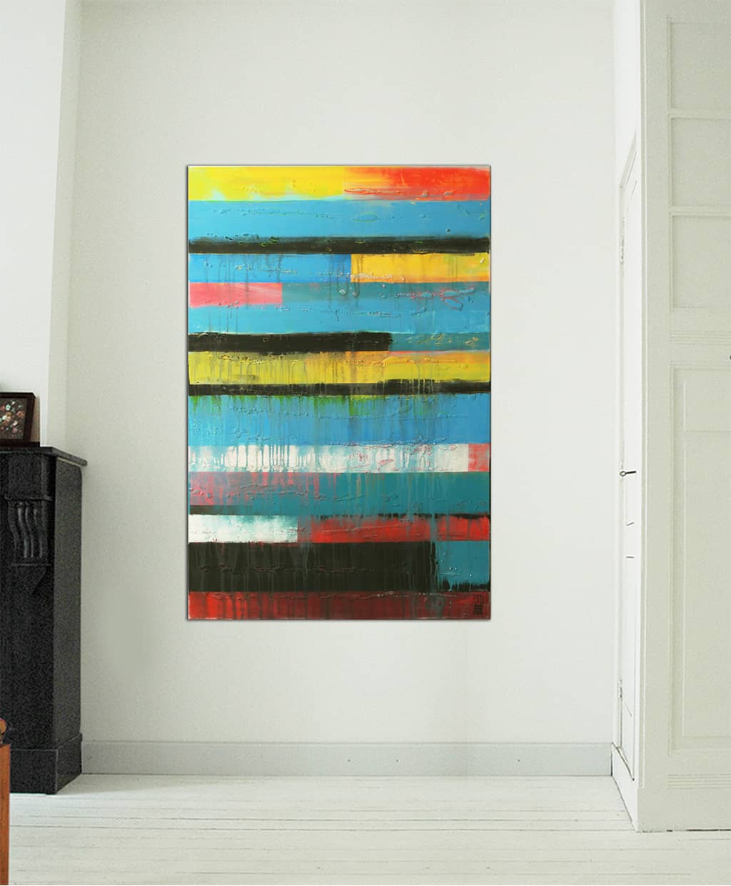 Vertical Panels Color on Color